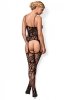 Bodystocking erotyczne Zebra tył
